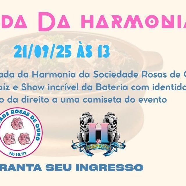 25ª Edição da Feijoada da Harmonia 2025 