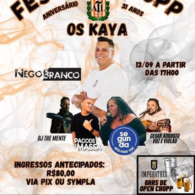 Festa do Chopp Os Kaya 31 anos 2025 - Review