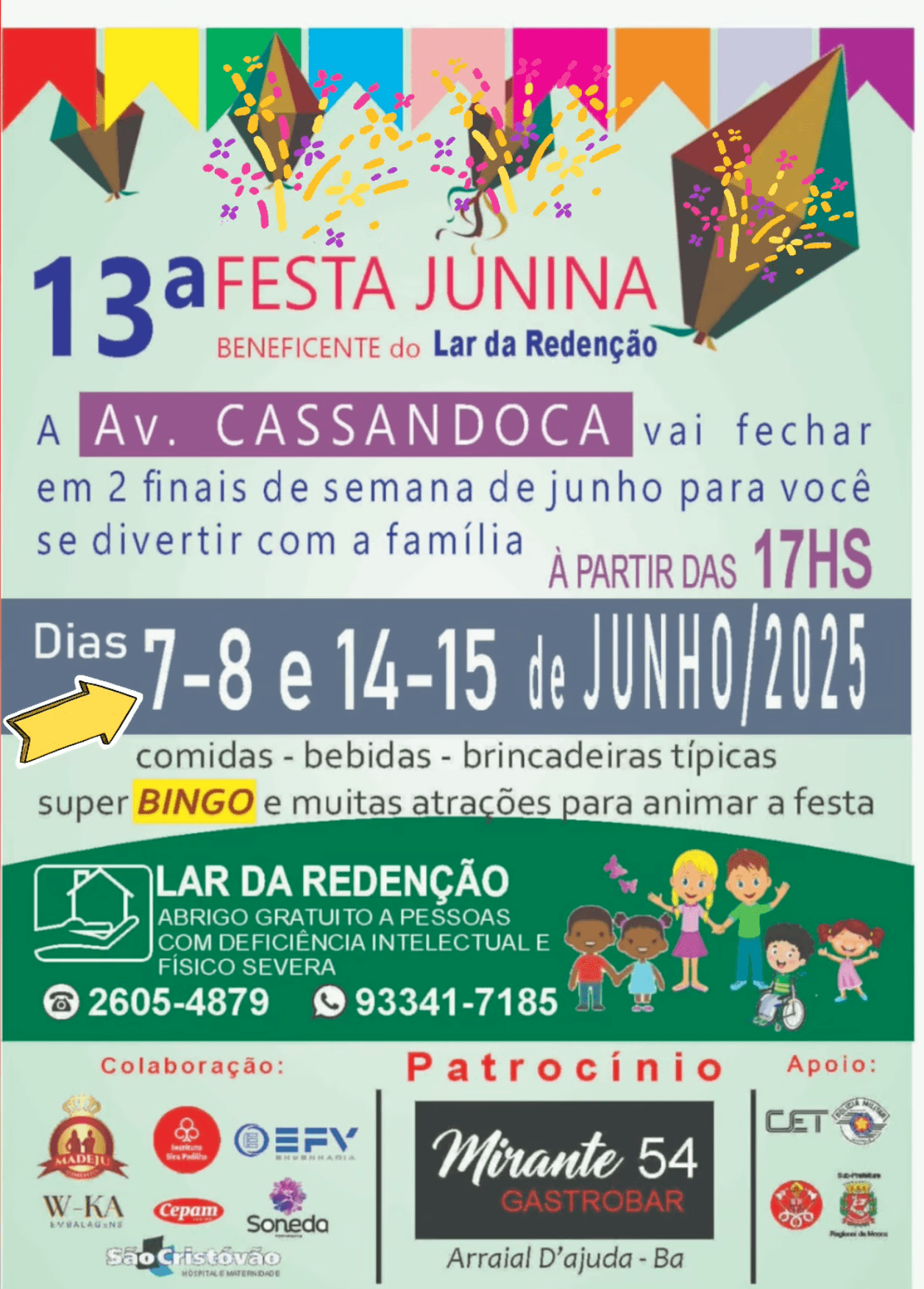 13ª Festa Junina do Lar da Redenção da Mooca 2025