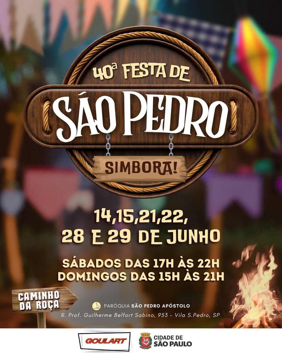 40ª Festa de São Pedro da Vila São Pedro 2025