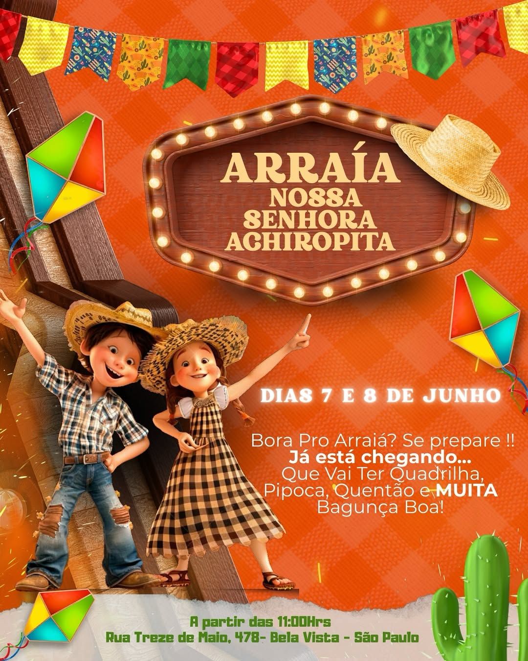 Arraiá da Achiropita 2025 