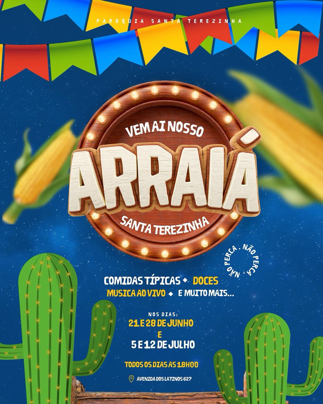 Arraiá da Paróquia Santa Terezinha 2025 