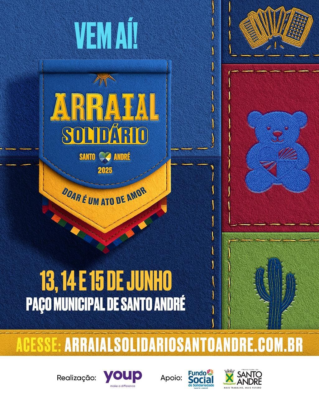 Arraial Solidário Santo André 2025 