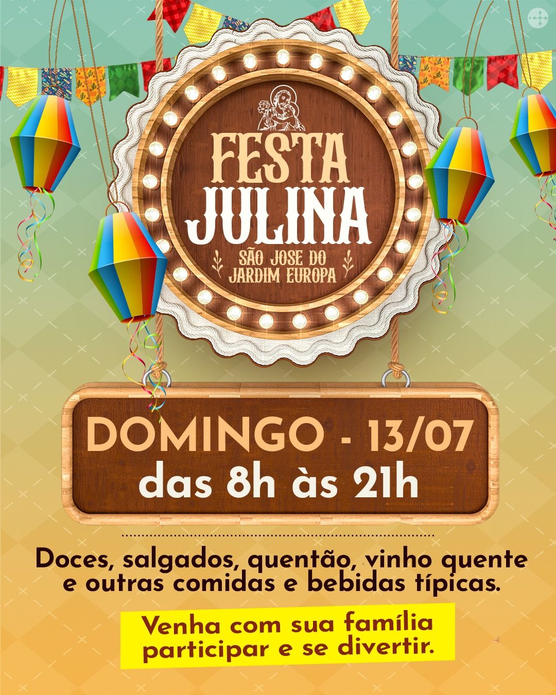 Festa Julina da Paróquia São José no Jardim Europa 2025