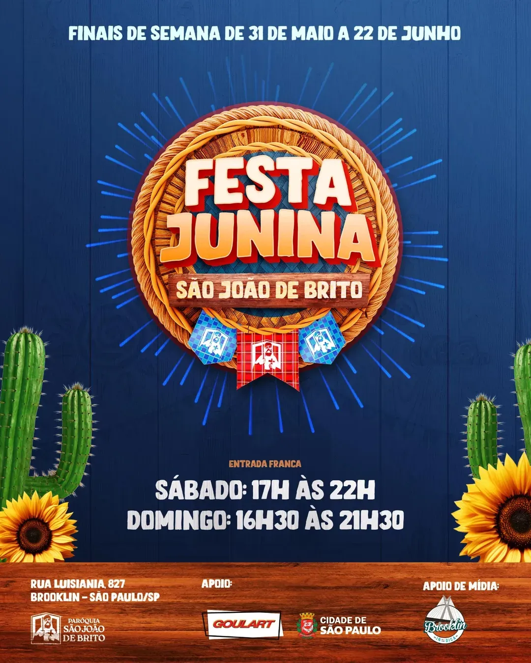 Festa Junina São João de Brito 2025 