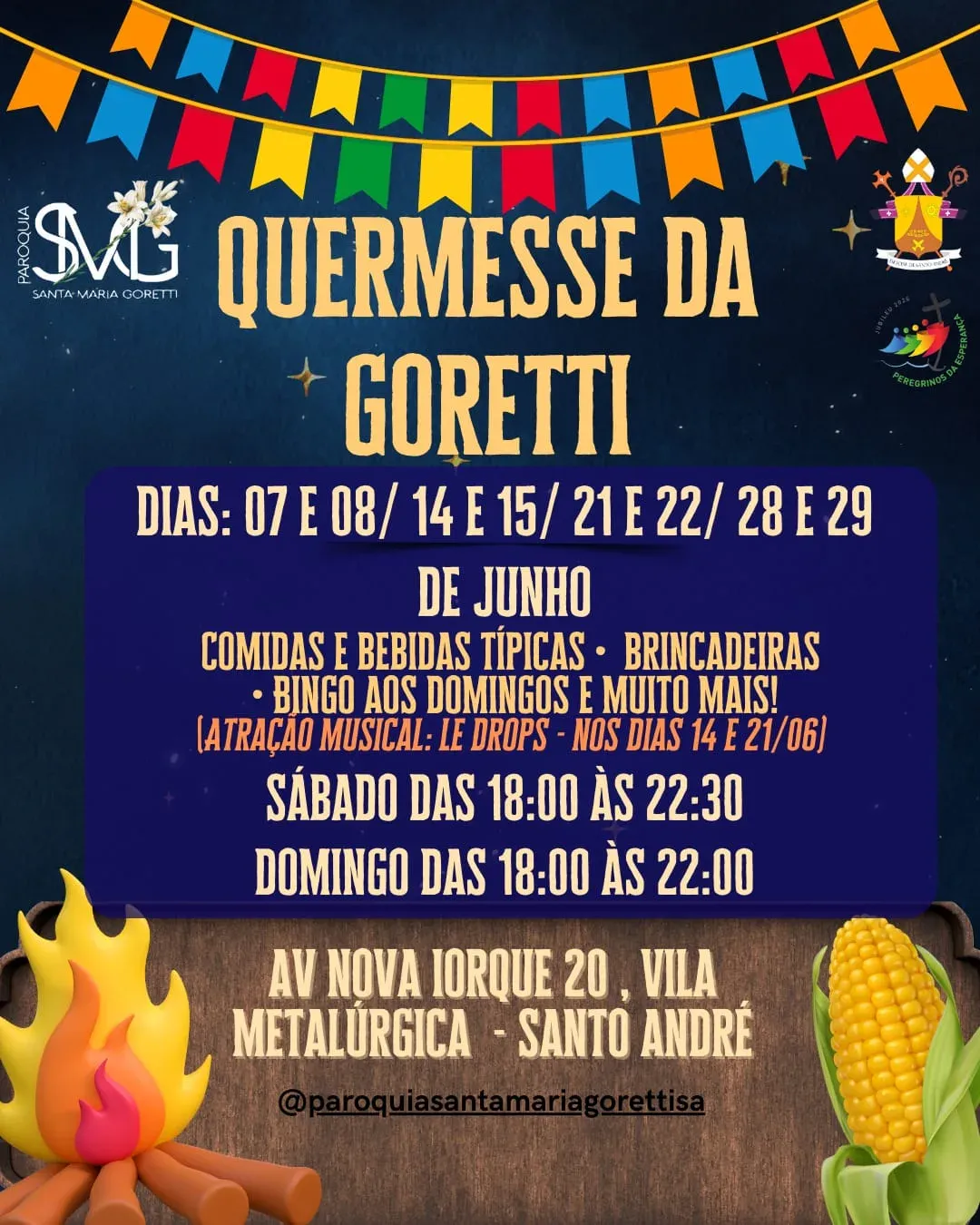 Festa Junina da Paróquia Santa Maria Goretti 2025