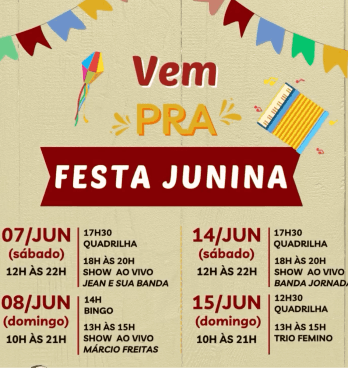 Festa Junina da Paróquia Santa Teresinha 2025