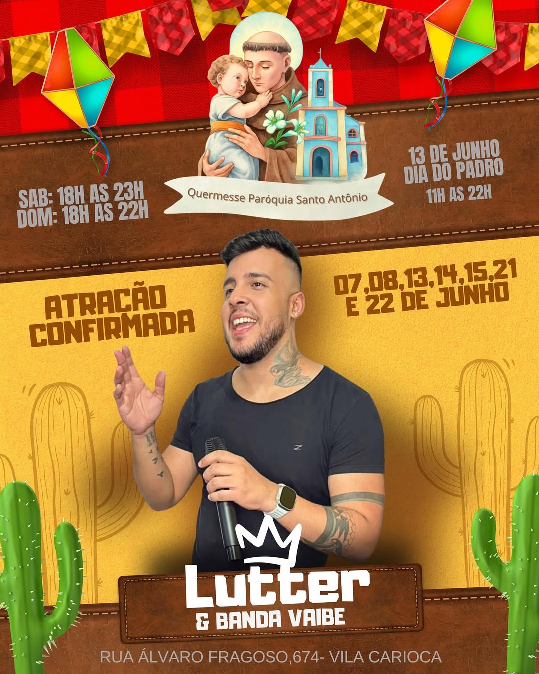 Festa Junina da Paróquia Santo Antônio no Ipiranga 2025 