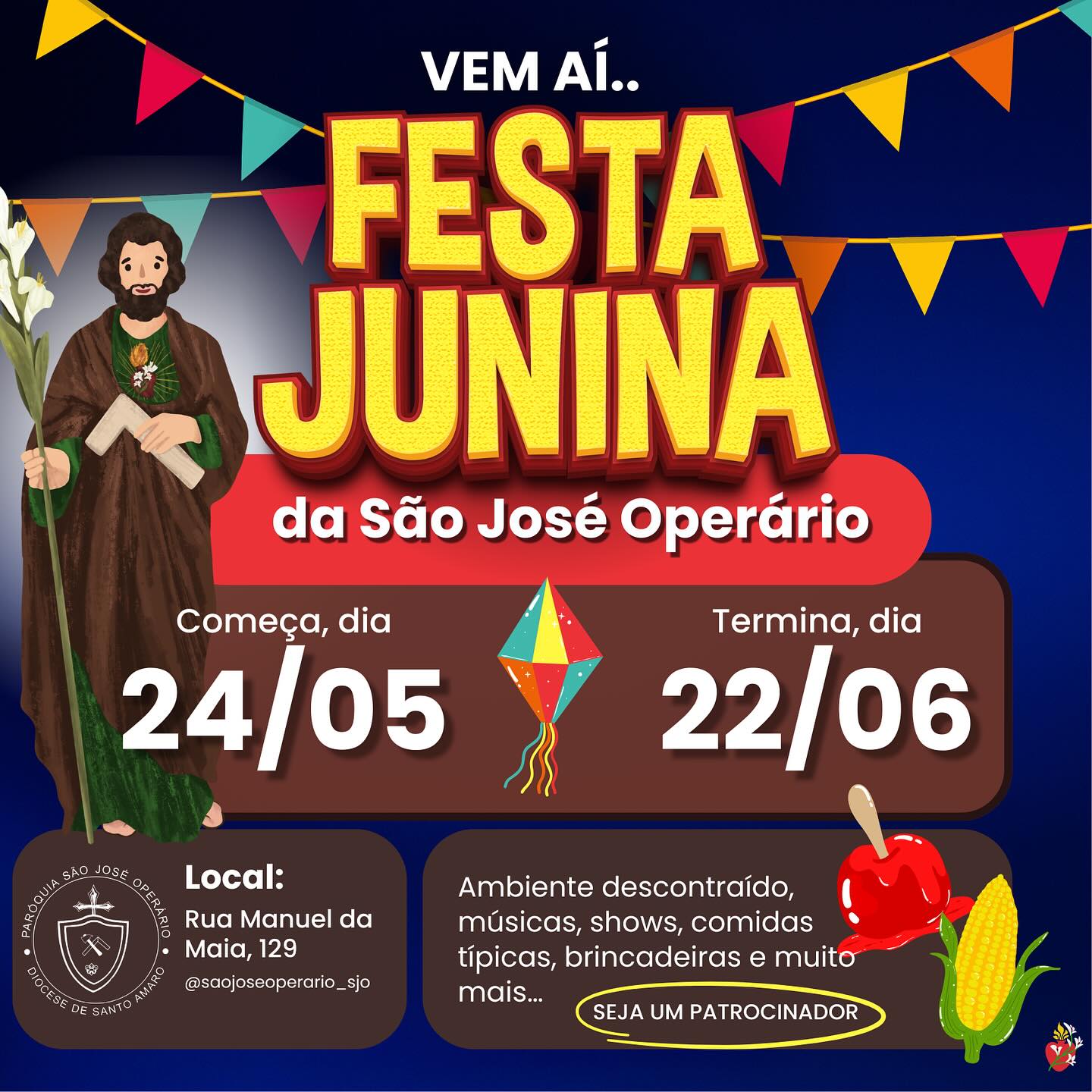 Festa Junina da Paróquia São José Operário 2025
