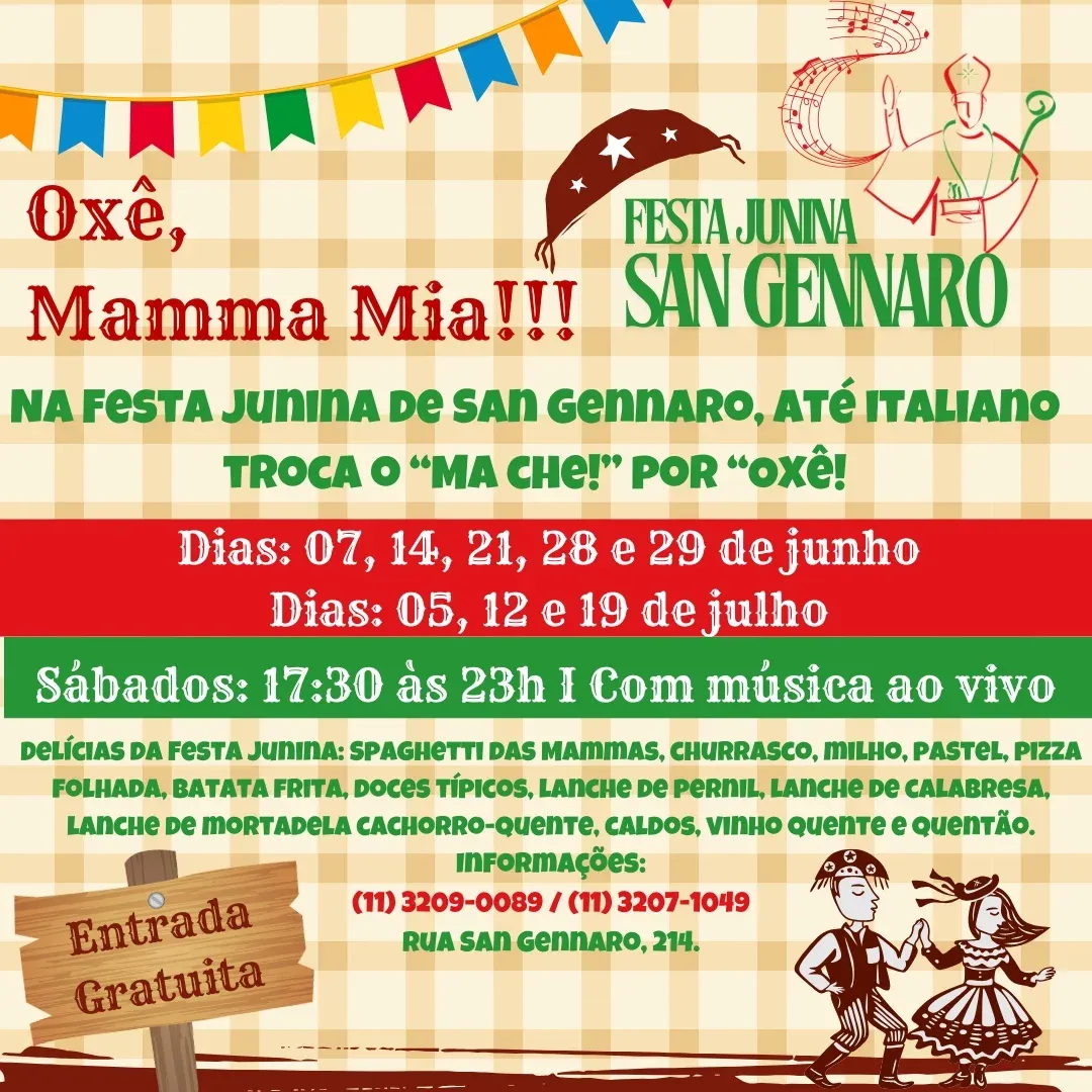 Festa Junina de San Gennaro 2025 