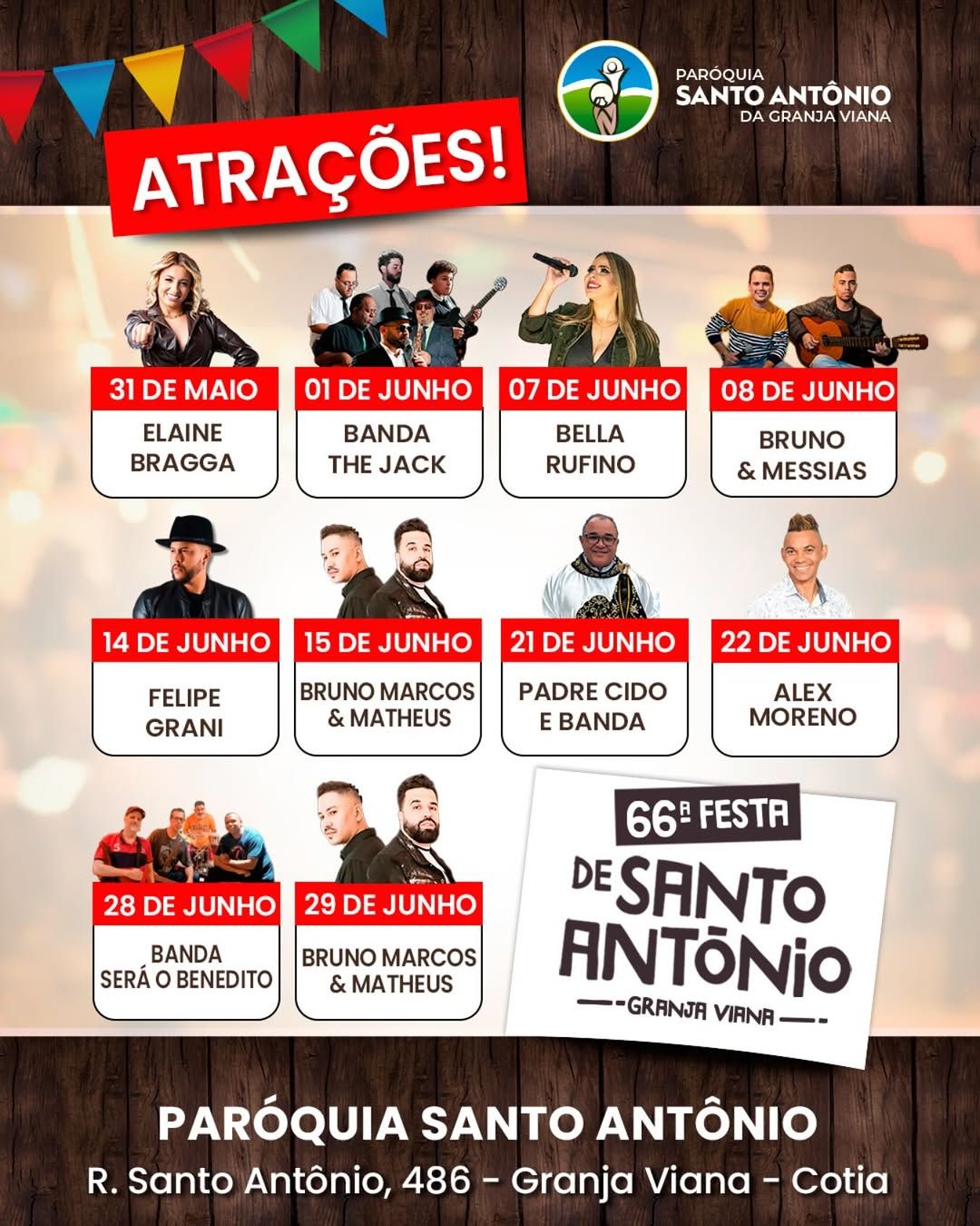 66ª Festa de Santo Antônio da Granja Viana 2025