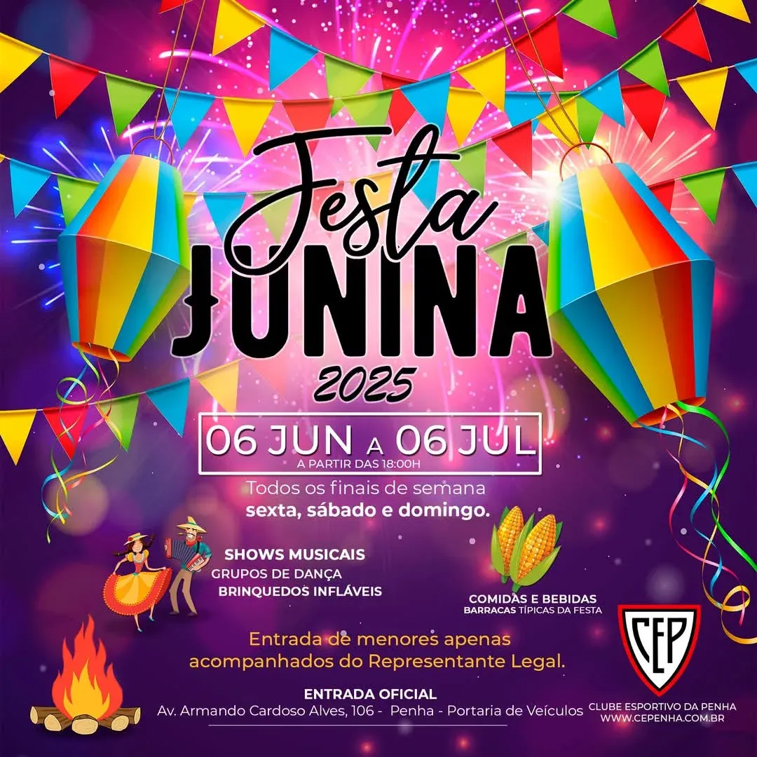 Festa Junina do Clube Esportivo da Penha 2025 