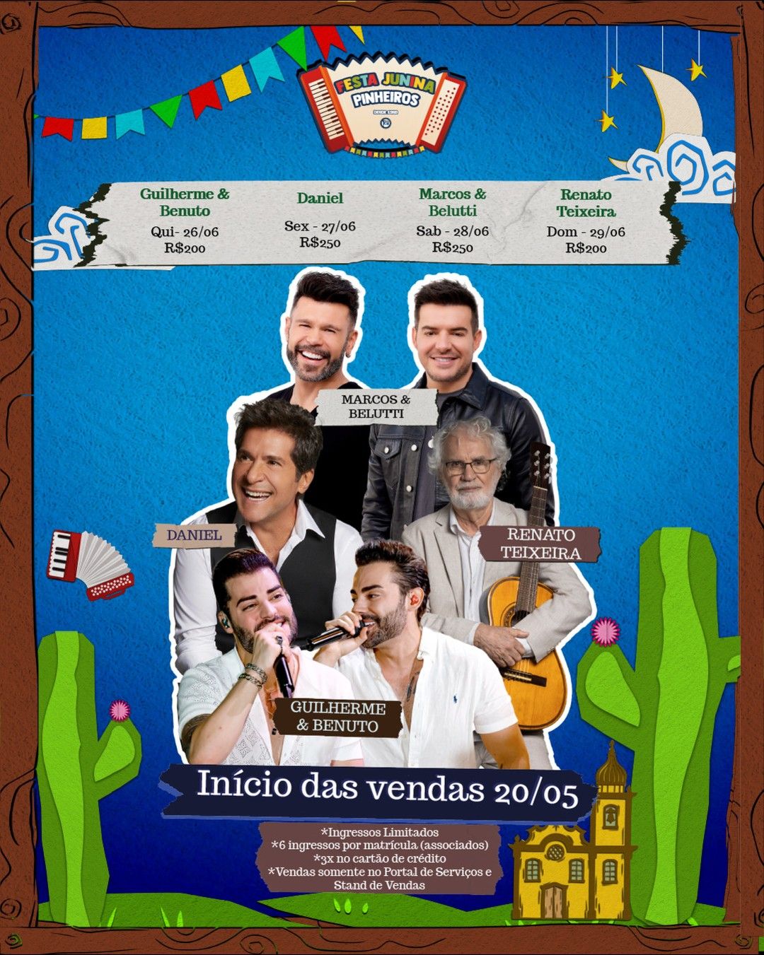 Festa Junina do Esporte Clube Pinheiros 2025