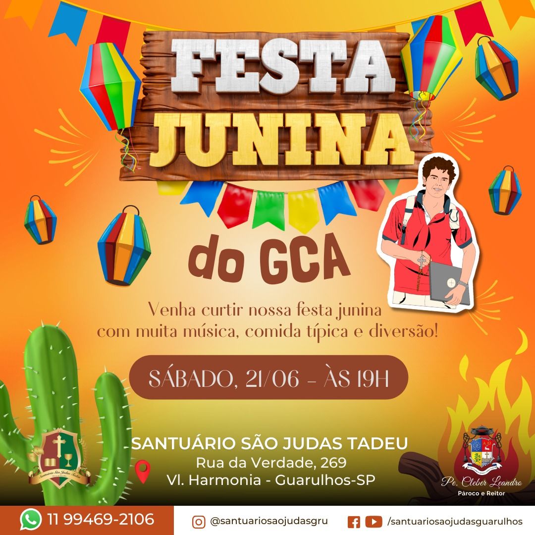 Festa Junina do GCA – Santuário São Judas Tadeu 2025