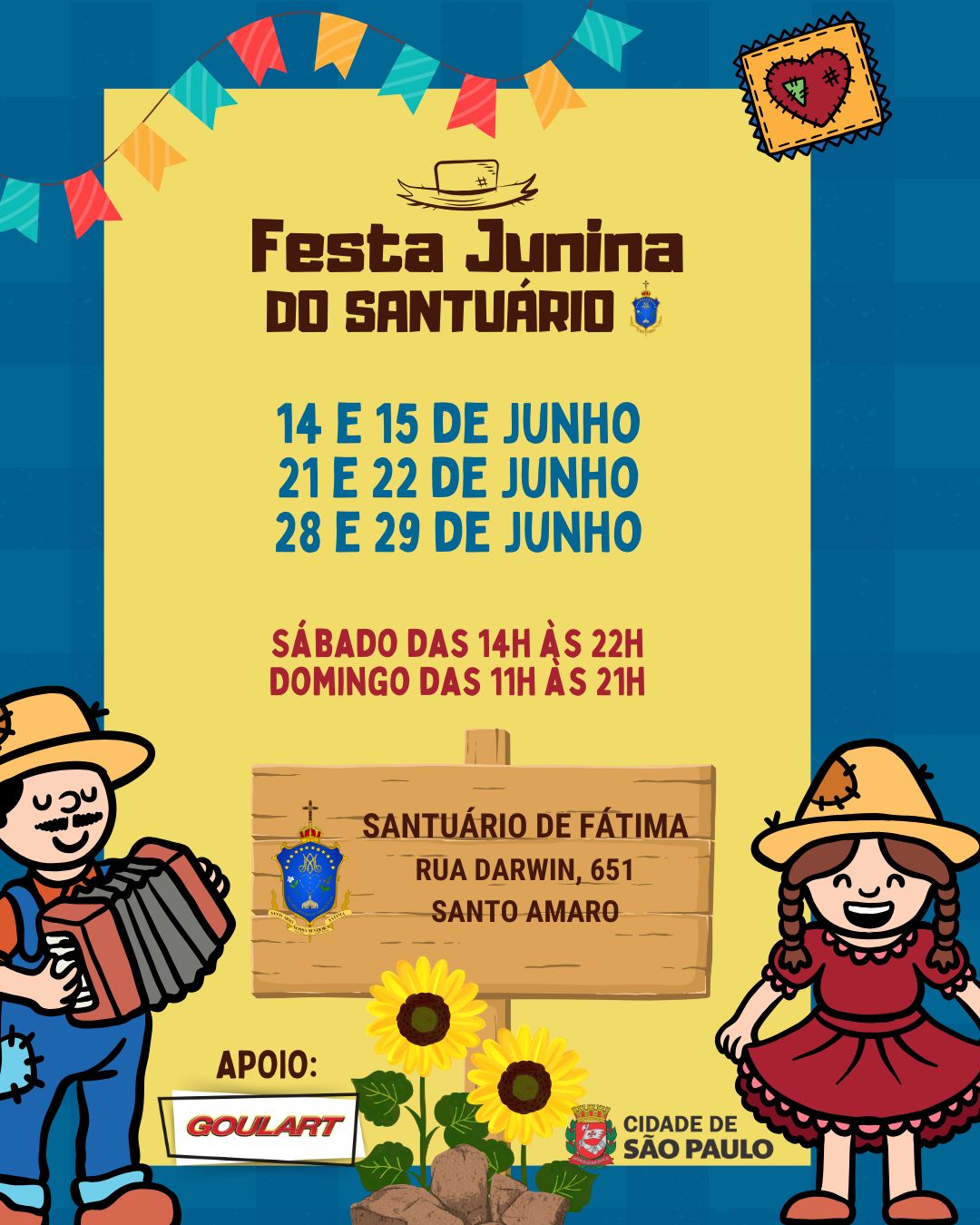 Festa Junina do Santuário de Fátima 2025 