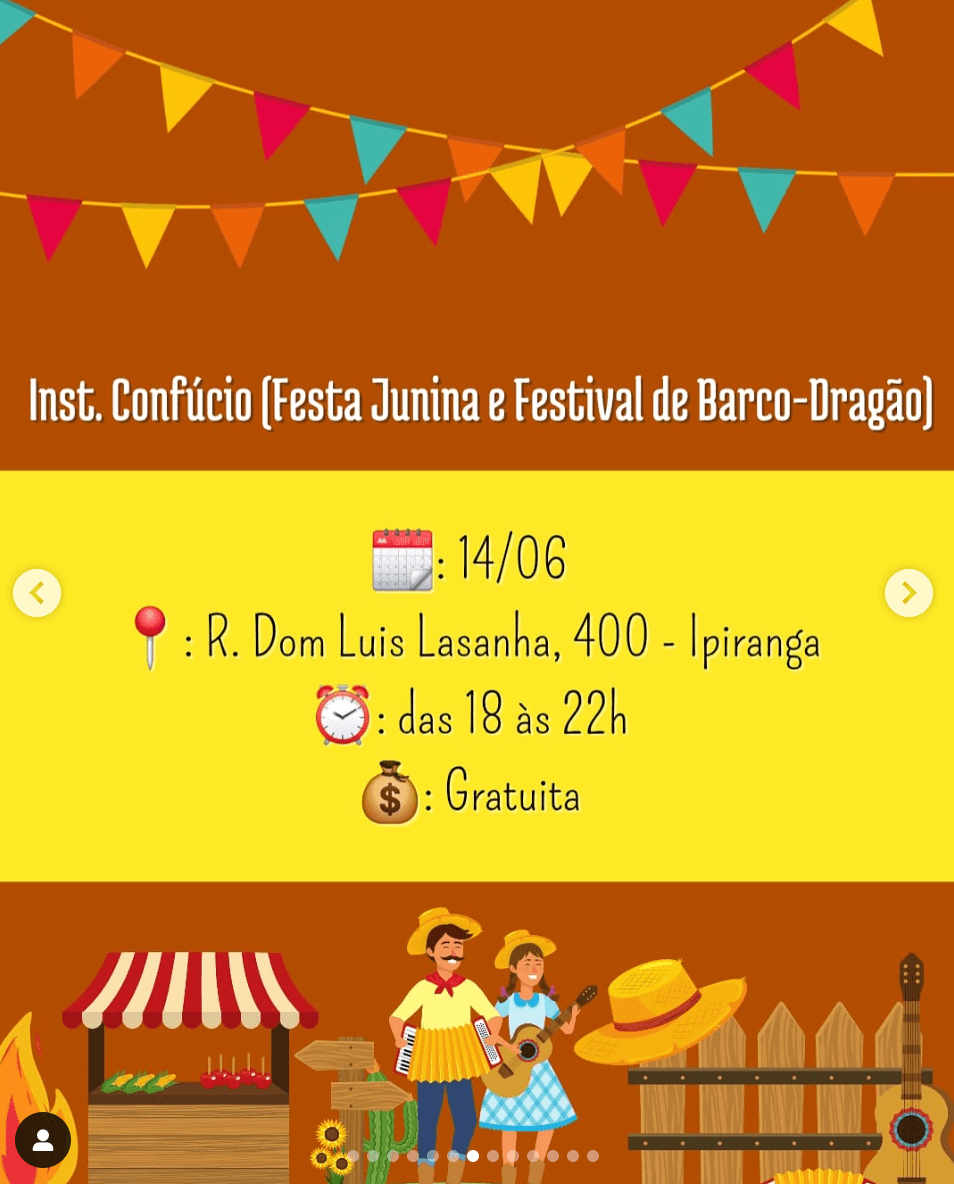 Festa Junina e Festival de Barco-Dragão – Instituto Confúcio 2025 