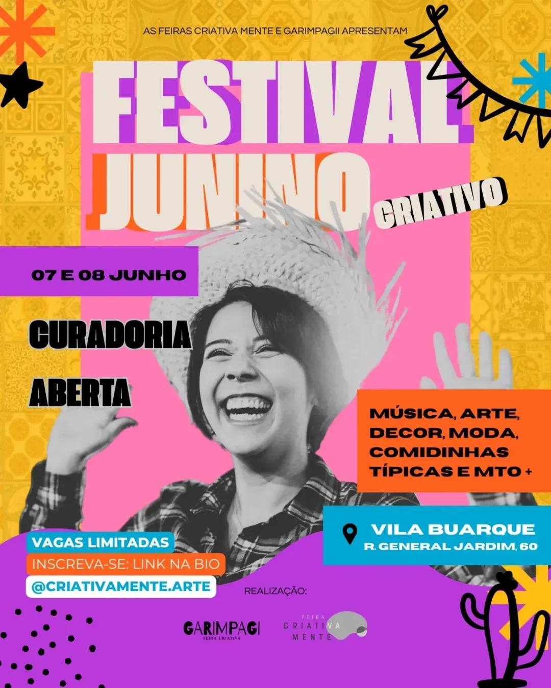 Festival Junino Criativo – Vila Buarque 2025