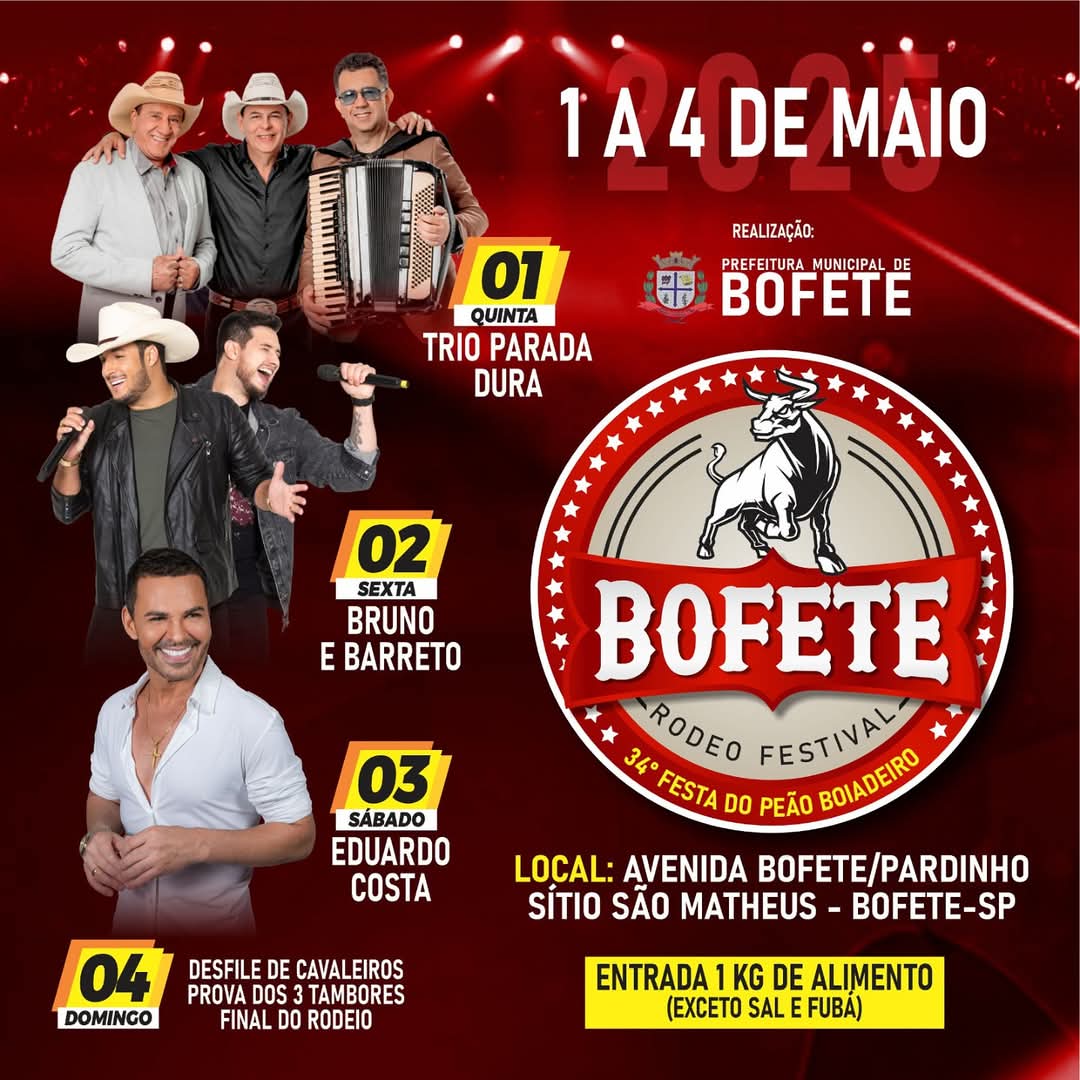 Rodeio de Bofete 2025 