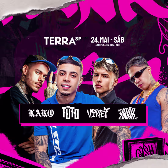 Show do MC Tuto, Kako, Vine7 e Joãozinho VT 2025