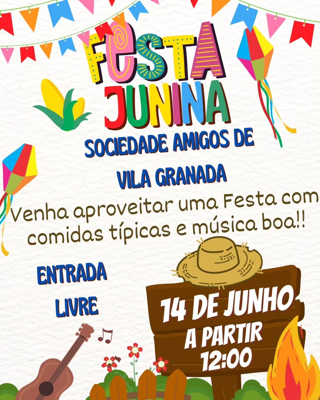 Festa Junina da Sociedade Amigos de Vila Granada 2025 