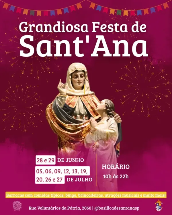 Festa Junina Grandiosa Festa de Sant'Ana 2025 