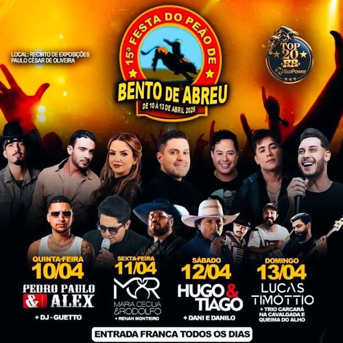 15º Festa do Peão de Bento de Abreu 2025