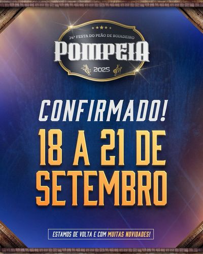 34º Festa do Peão de Pompeia 2025