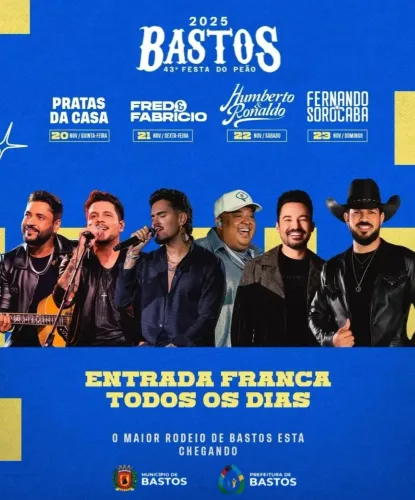 43º Festa do Peão de Bastos 2025
