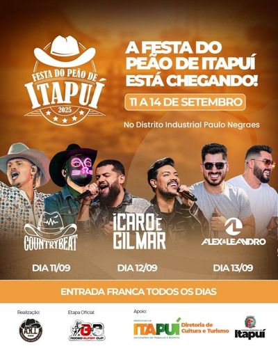 Festa do Peão de Itapuí 2025