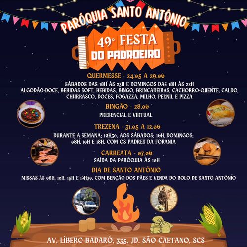 49ª Festa Junina da Paróquia Santo Antônio 2025
