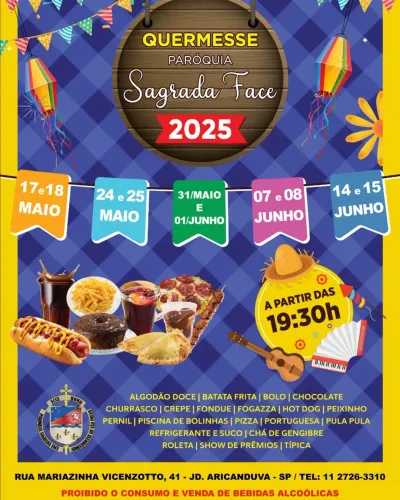 Quermesse da Paróquia Sagrada Face 2025