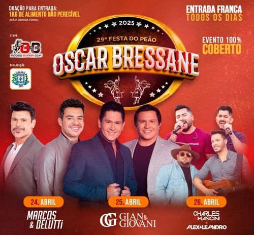 Rodeio de Oscar Bressane 2025 