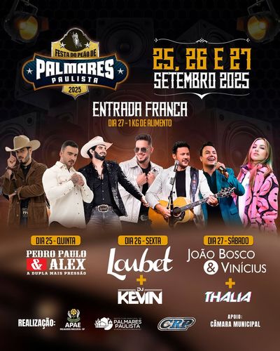 Festa do Peão de Palmares Paulista 2025