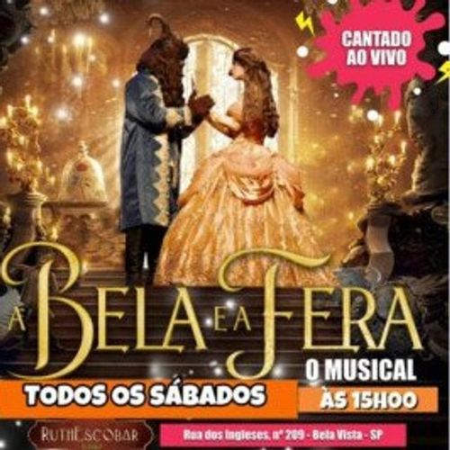 A Bela e a Fera - O Musical em São Paulo 2026