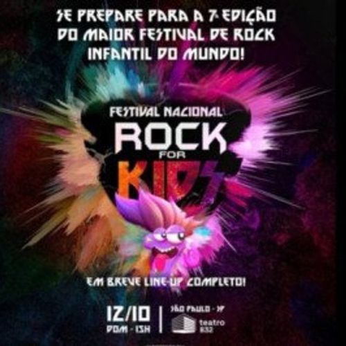 Festival Nacional Rock For Kids — Teatro B32 2025 