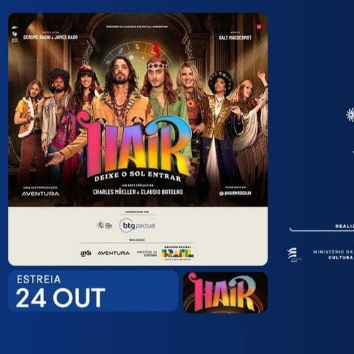 Hair — Musical no BTG Pactual Hall 2025